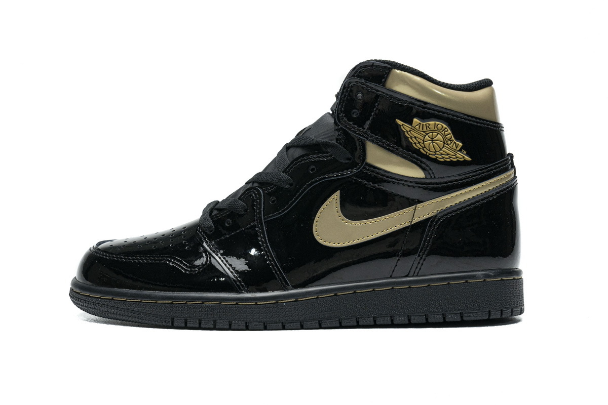 Jordan 1 Retro High Black Metallic Gold (2020) 555088-032