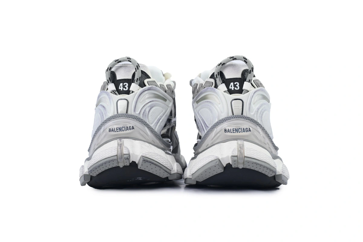 Balenciaga Runner Sneaker Grey White Black 772774 W3RNY 9012 - ogsneaker