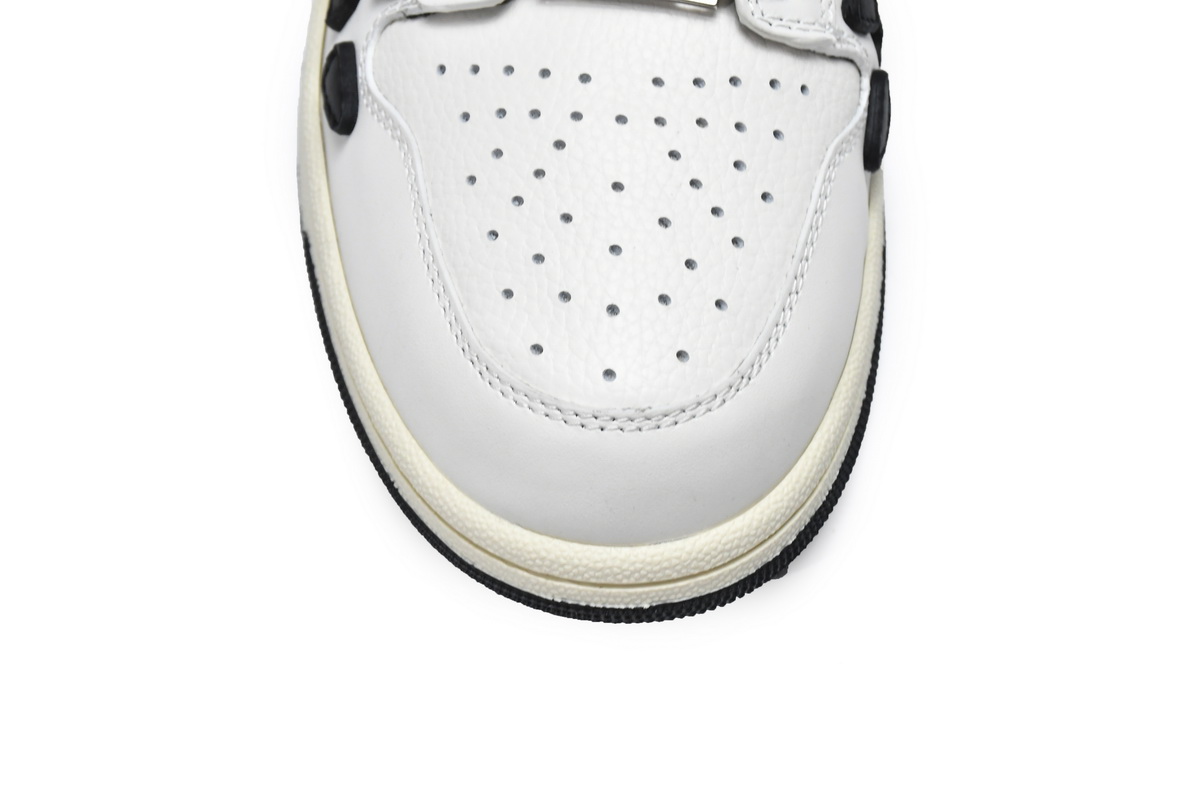 Amiri Skel Top Low White Black White