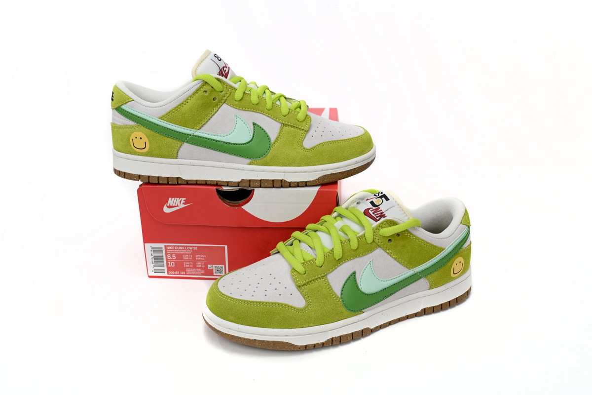 Nike SB Dunk Low 85 Gray Green Apple Double Hook DO9457-122