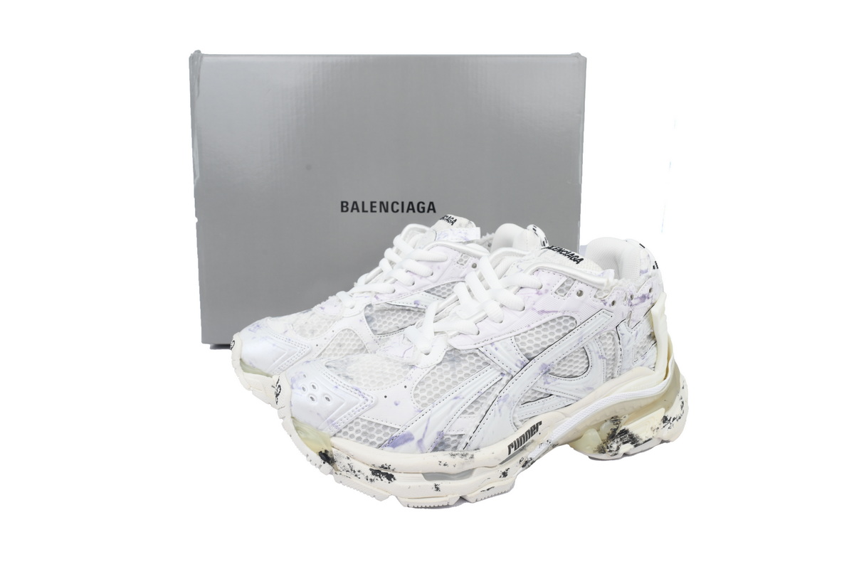 Balenciaga Runner Sneaker White Graffiti 772767 W3RNY 2301 - ogsneaker