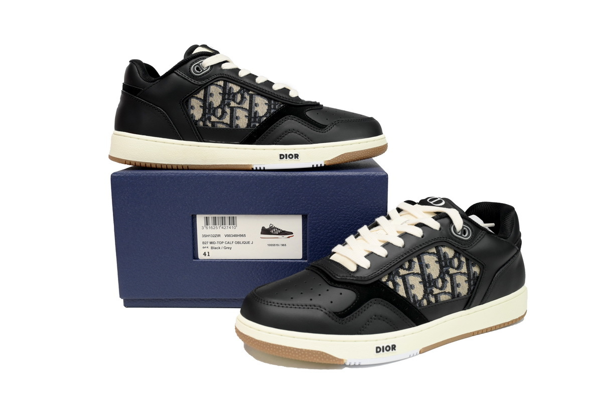 Dior B27 Low Black Beige