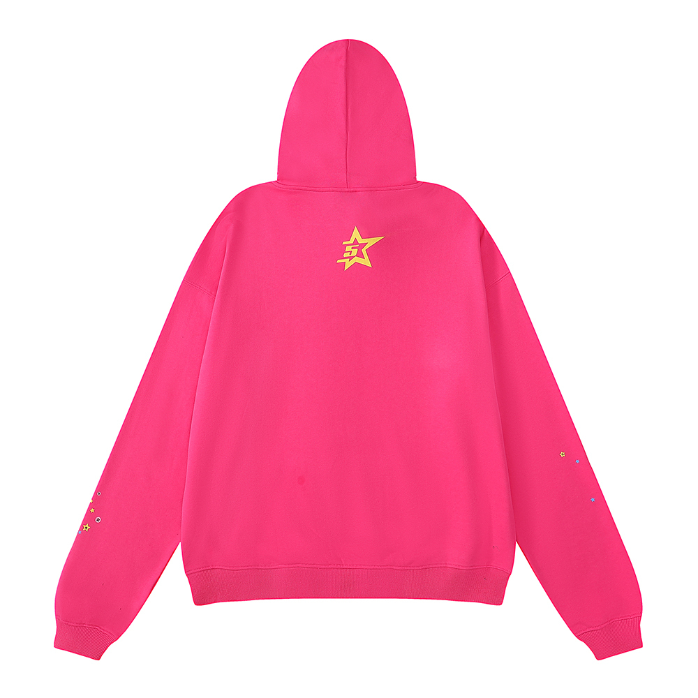 Sp5der P*NK Hoodie Pink