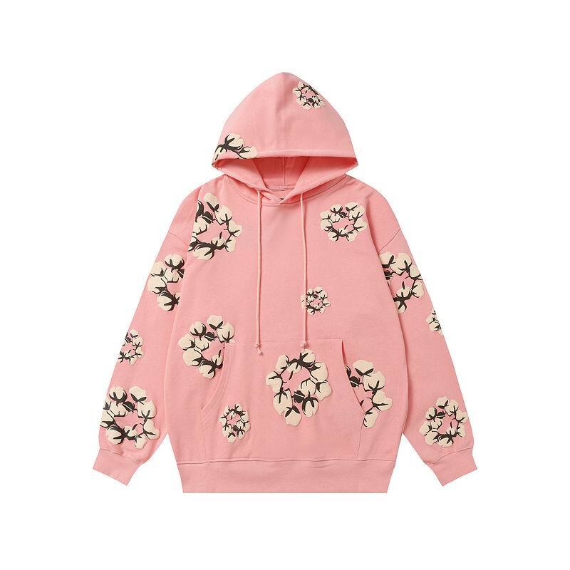 Denim Tears Cactus Tears Wreath Hoodie Pink