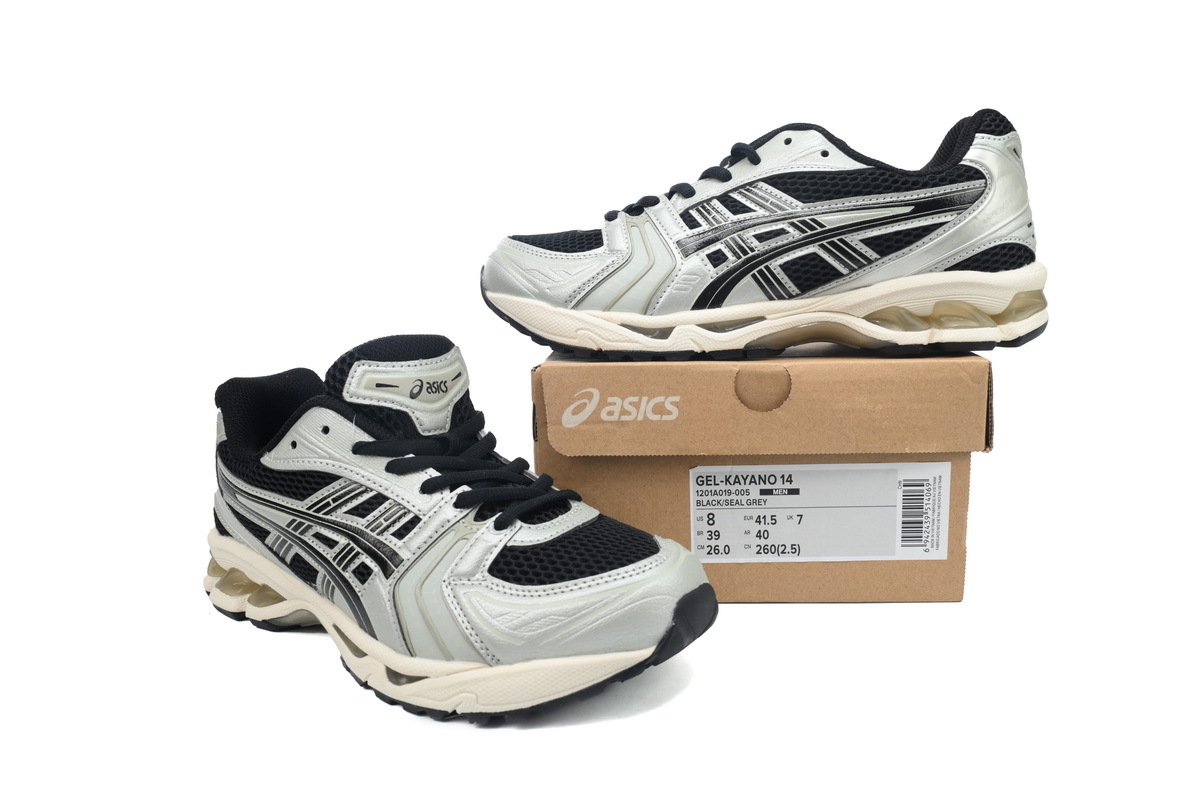 ASICS Gel-Kayano 14 Black Seal Grey 1201A019-005