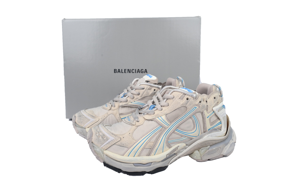 Balenciaga Runner Sneaker Brown Blue 772767 W3RNY 2240 - ogsneaker