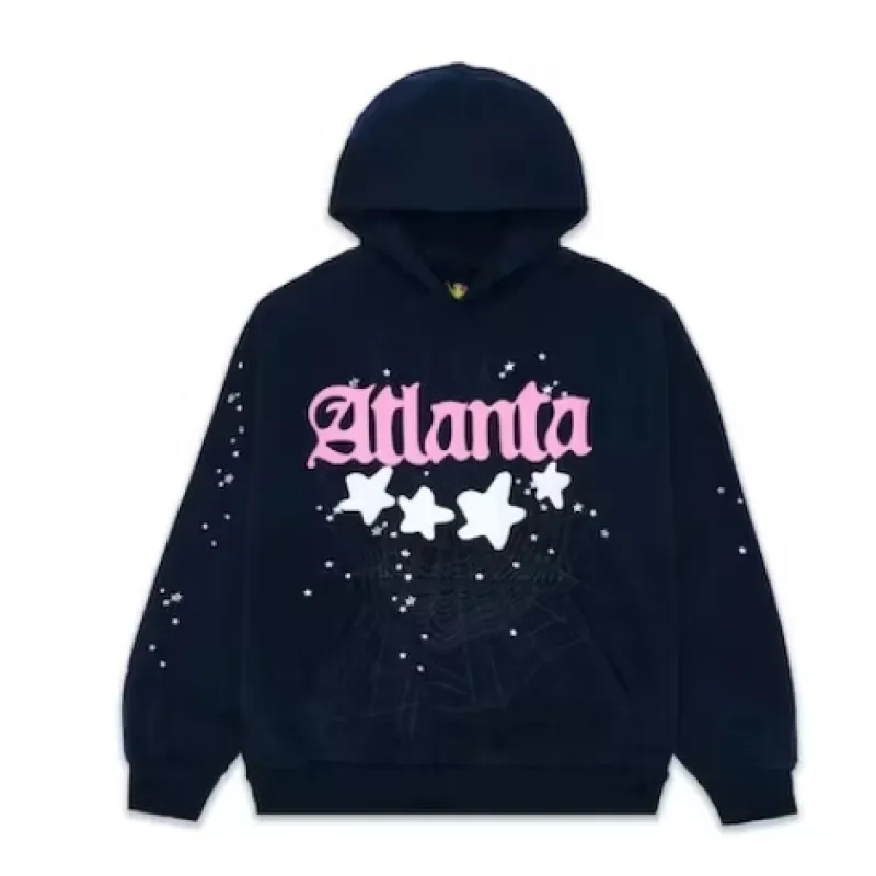 Sp5der Atlanta Hoodie Navy