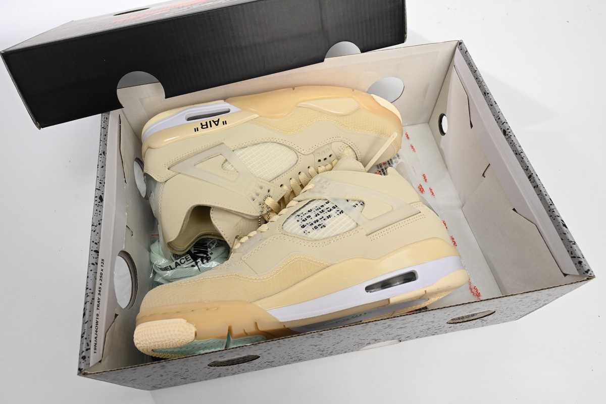 OFF White x Air Jordan 4 Sail CV9388-100