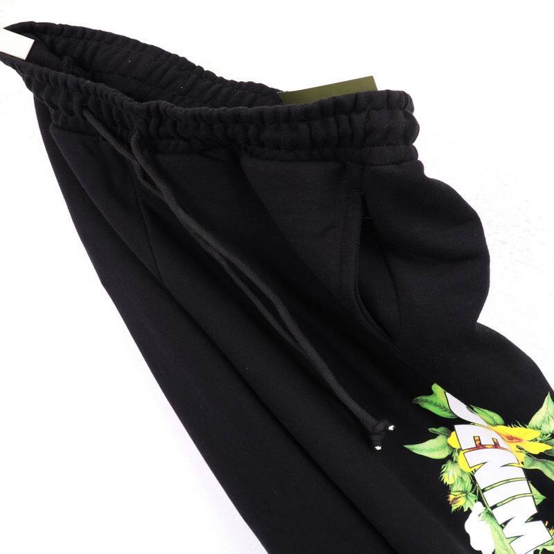 Denim Tears Floral Logo Sweatpant Black