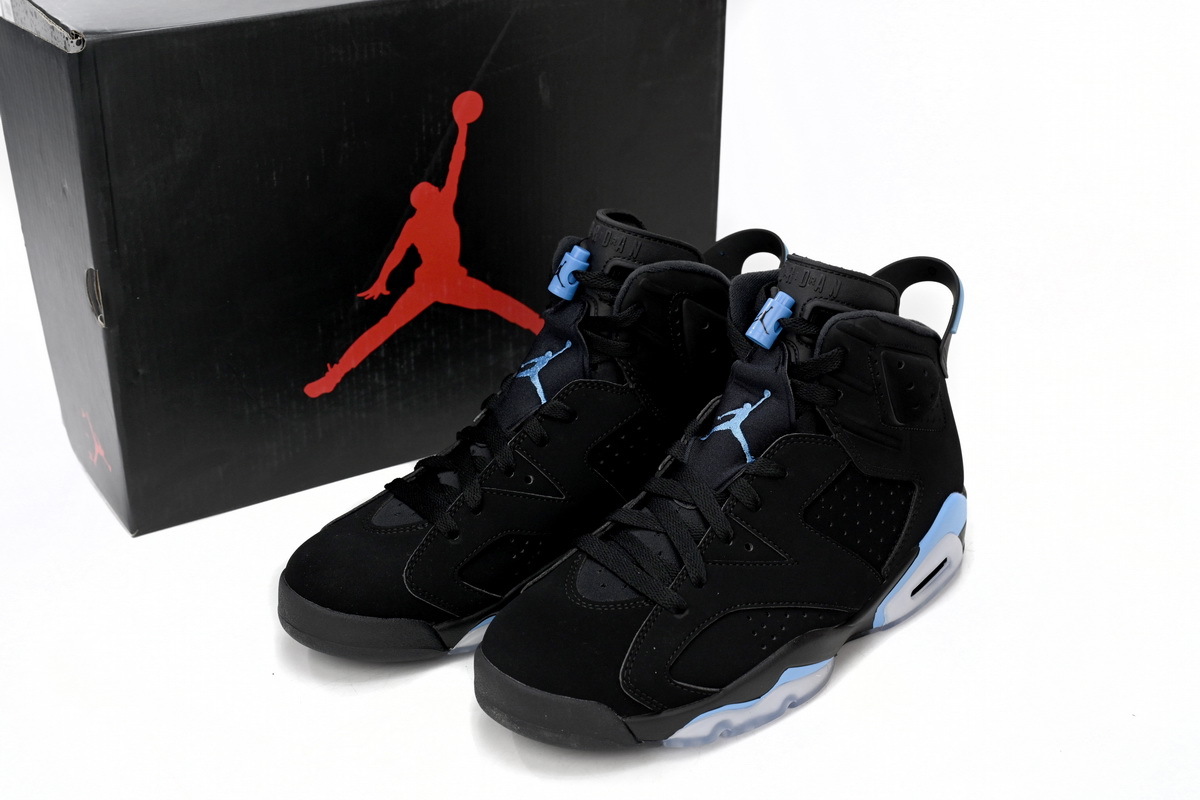 Air Jordan 6 Black Blue 384664-006
