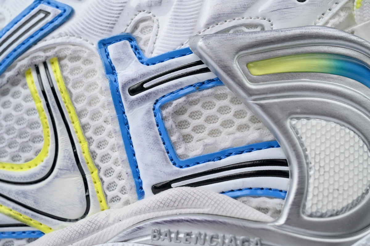 Balenciaga Runner Sneaker White Yellow Blue 772774 W3RMU 9074 - ogsneaker