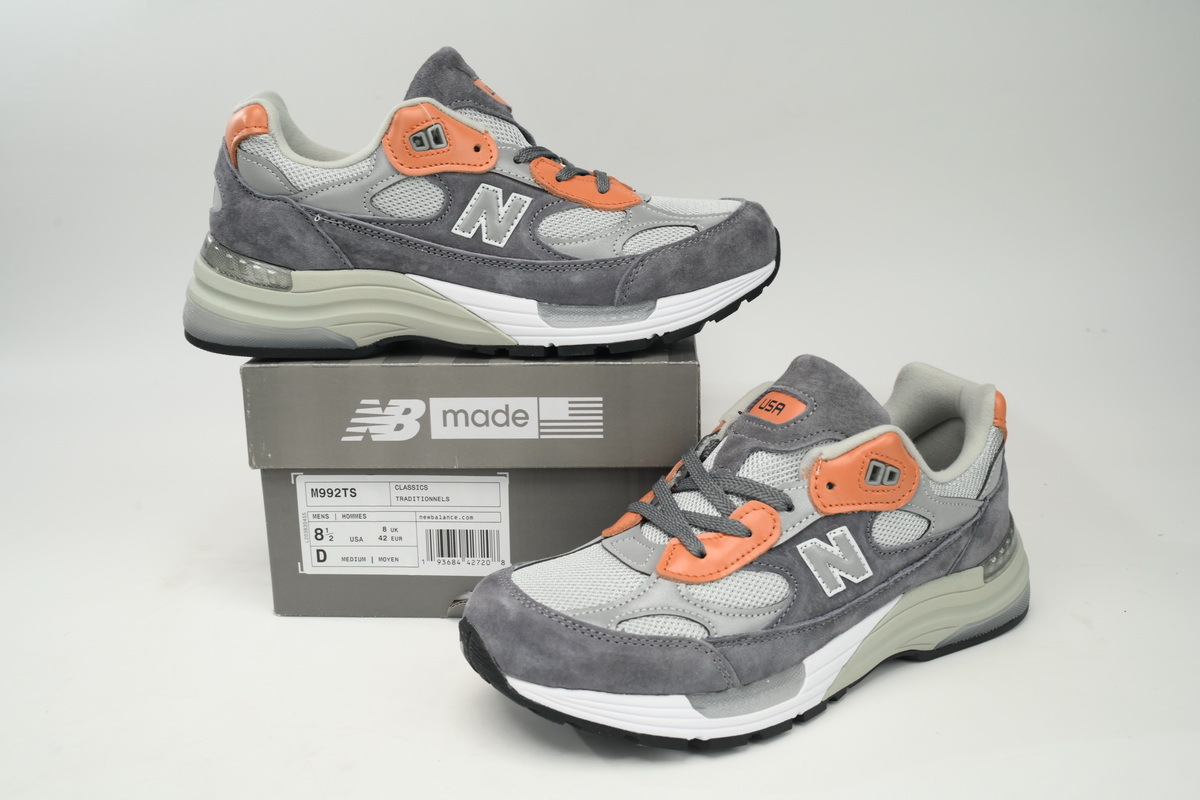 New Balance 992 Dark Blue Orange M992TS