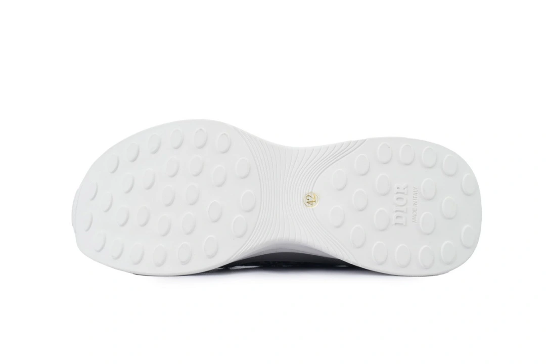 Dior B25 Runner Grey Smooth Calfskin Oblique Jacquard