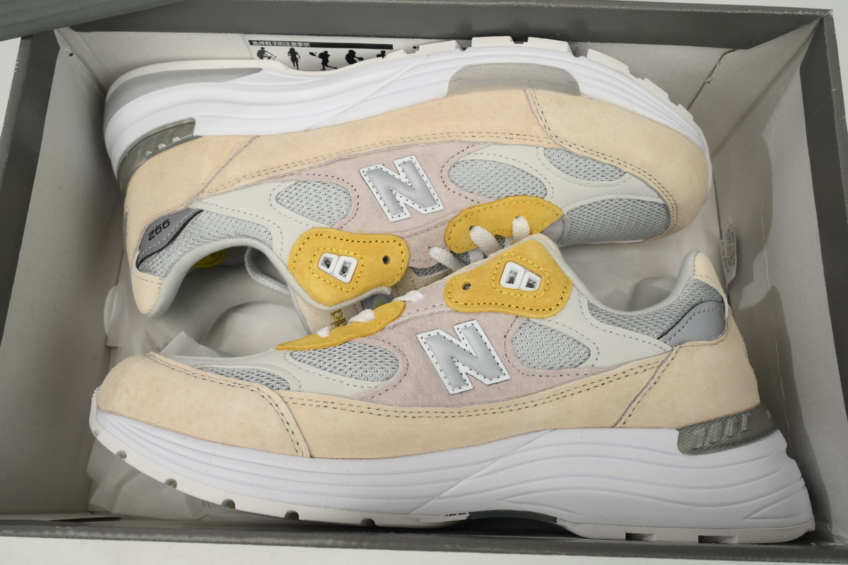 New Balance 992 Gray White Yellow M992PB1