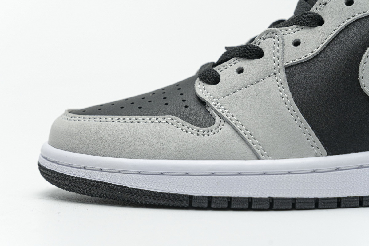 Air Jordan 1 Shadow 2.0 Black Light Smoke Grey 555088-035