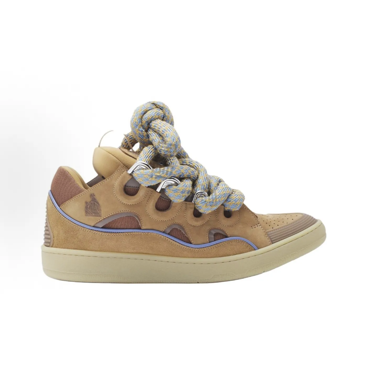 Lanvin Curb Sneakers In Leather With Snake Laces - ogsneaker