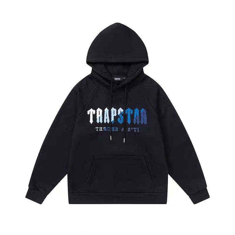 Trapstar Chenille Decoded Hoodie Tracksuit Grey Black Ice Flavours 2.0 Edition