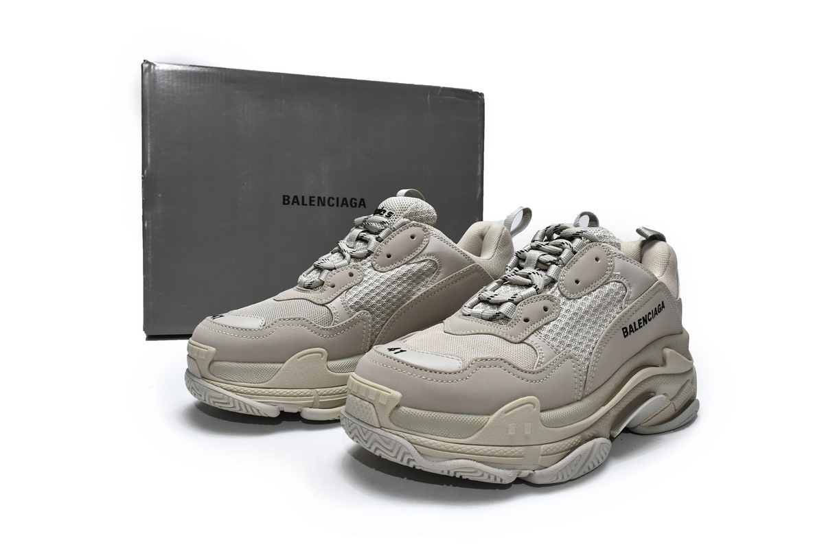 Balenciaga Triple S Rice Ash 534737 W2FW1 9700