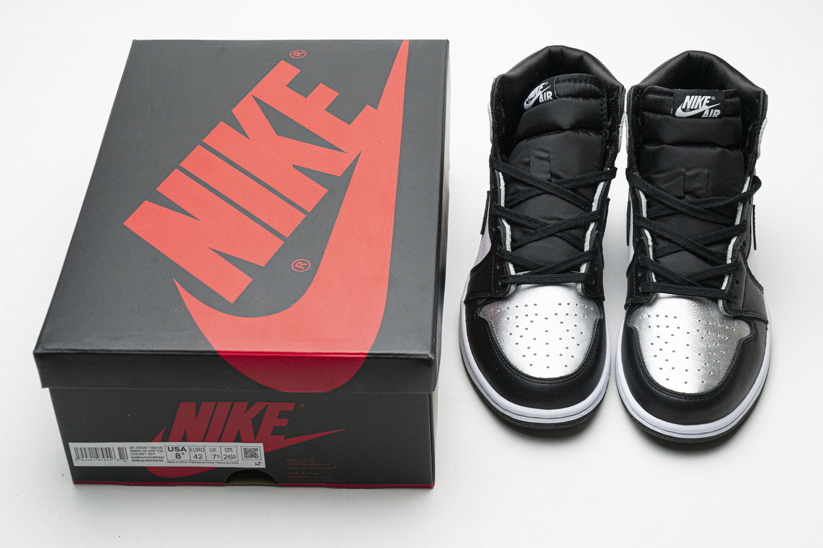Air Jordan 1 High Silver Toe CD0461-001
