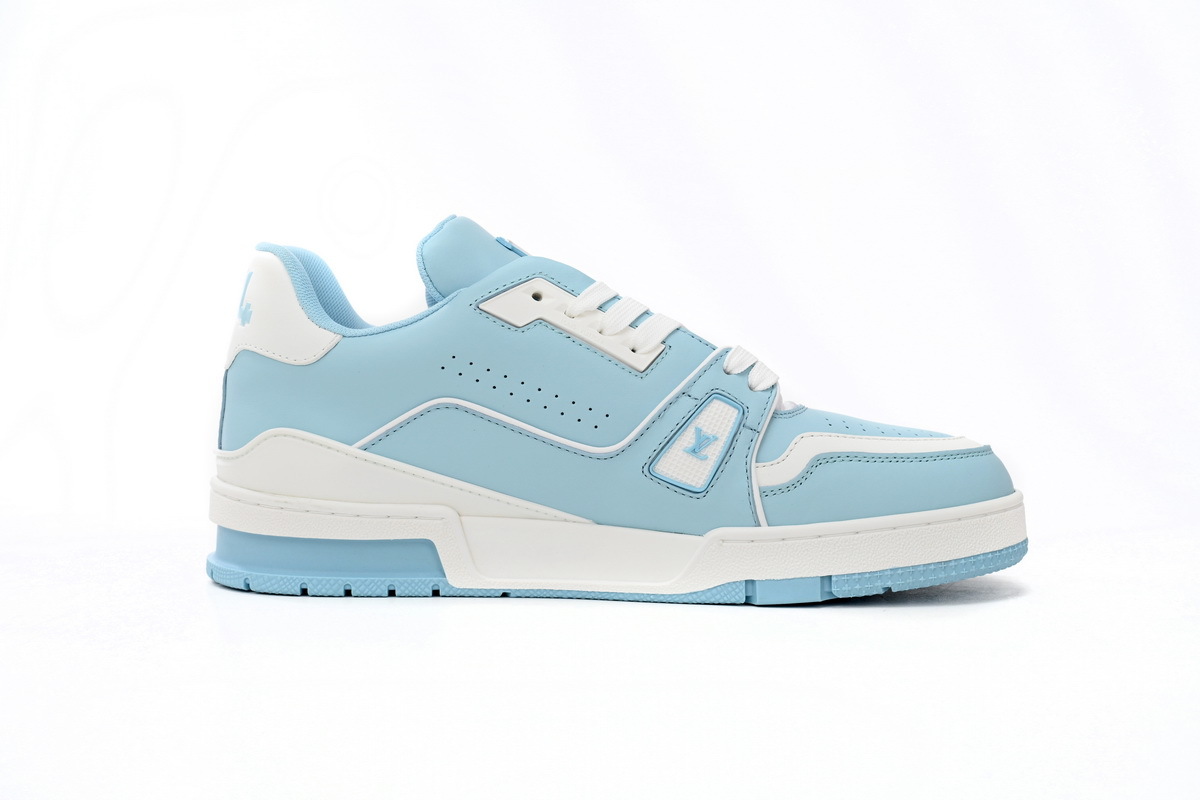 Louis Vuitton Trainer Baby Blue 1AAHSJ