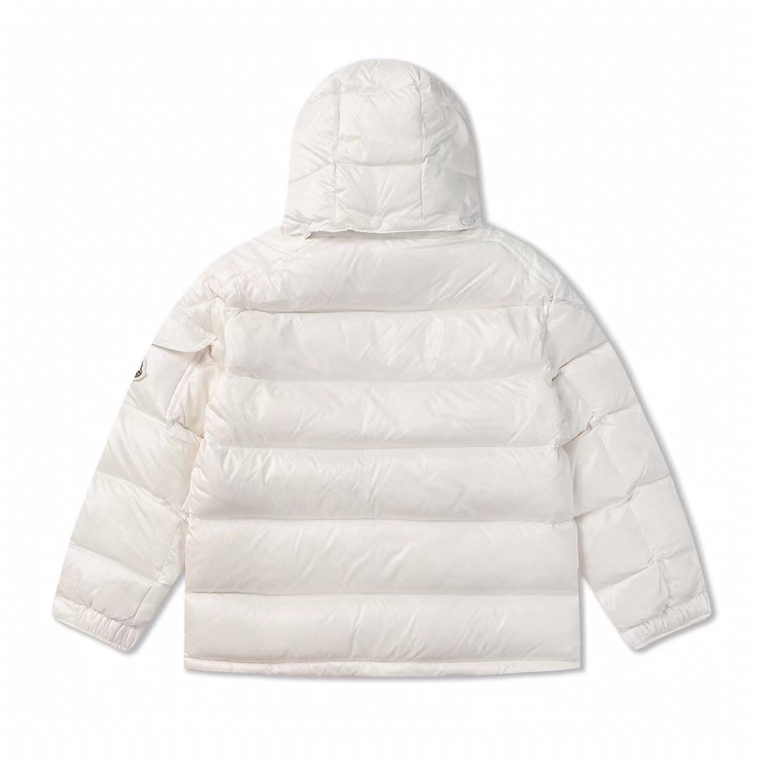 Moncler Maya Short Down Jacket Green White Pink MM020