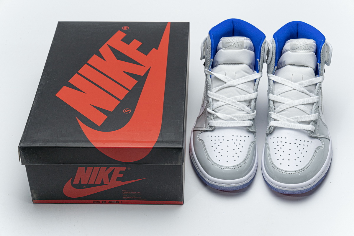 Jordan 1 Retro High Zoom White Racer Blue CK6637-104