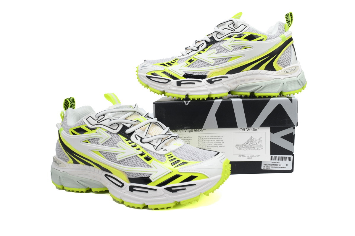 OFF-WHITE Be Right Back Fluorescent Green