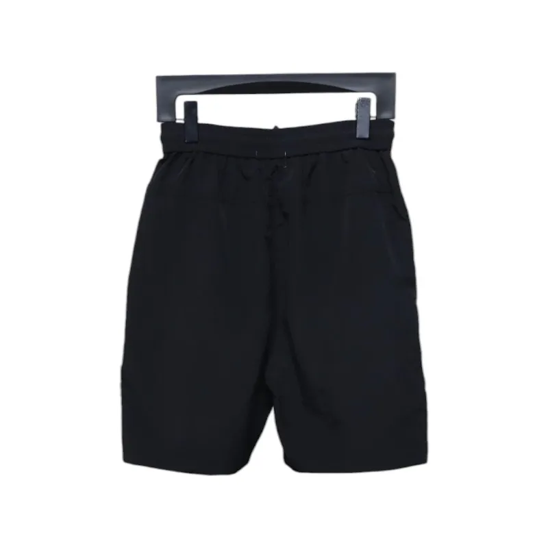 Stone Island Logo Polo Shorts Black