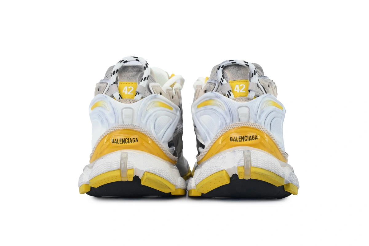 Balenciaga Runner Sneaker White Yellow 772767 W3RNY 9170 - ogsneaker