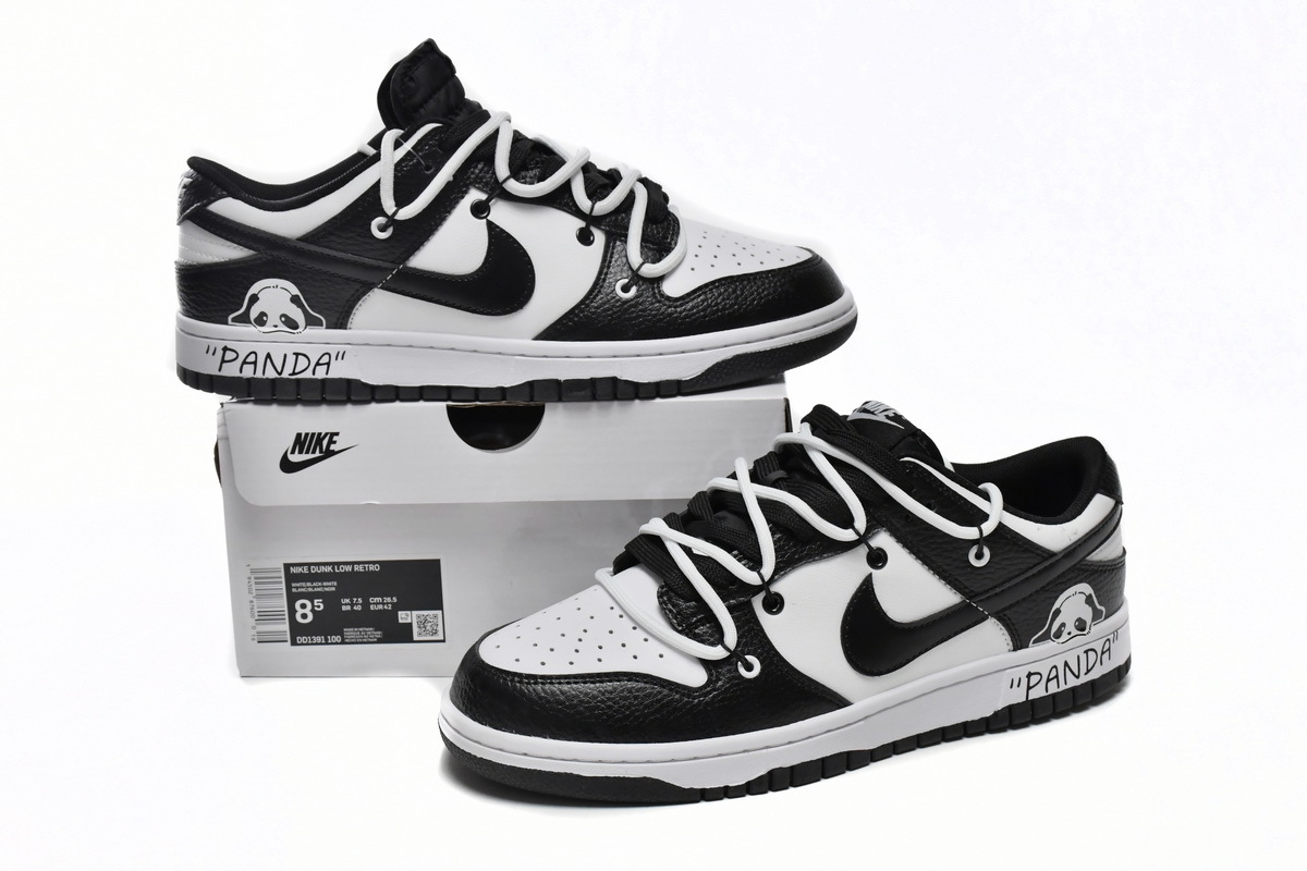Nike Dunk Low PandaStrap DD1391-100