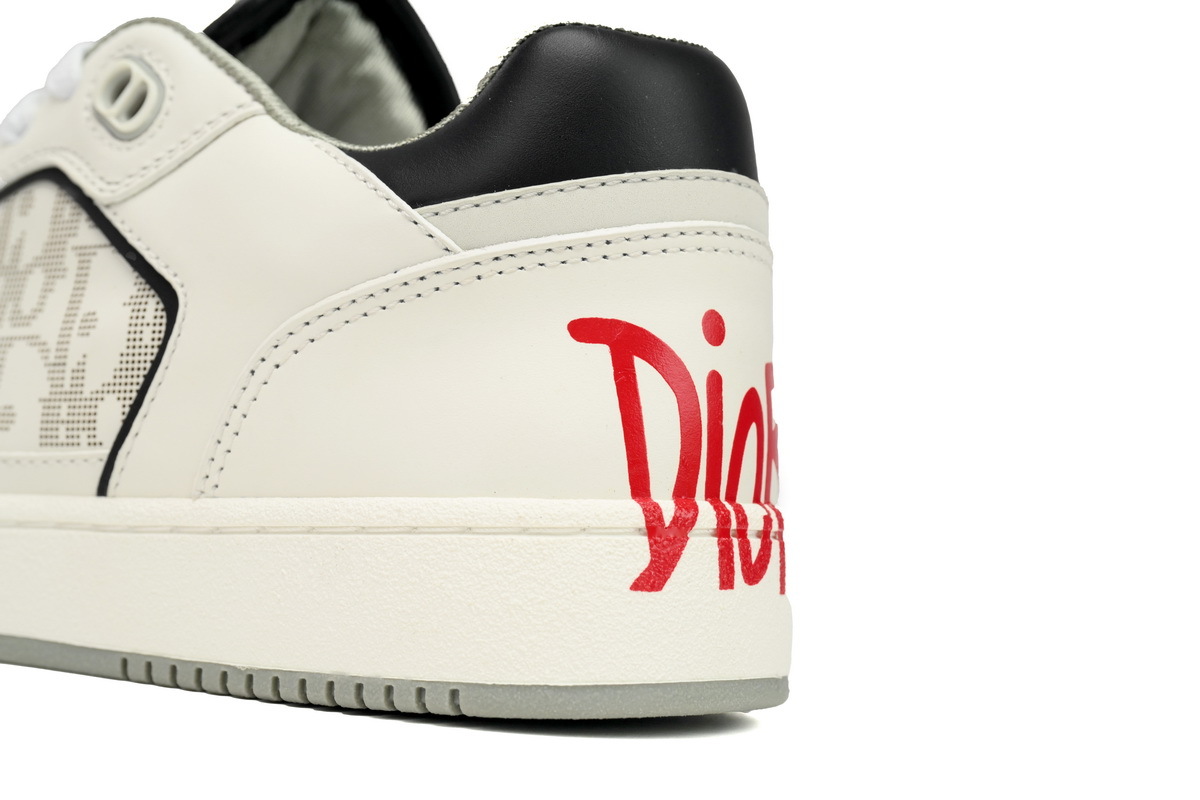 DIOR WHITE GREY B27 LOW SNEAKER