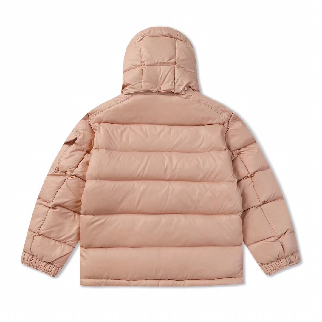 Moncler Maya Short Down Jacket Green White Pink MM020