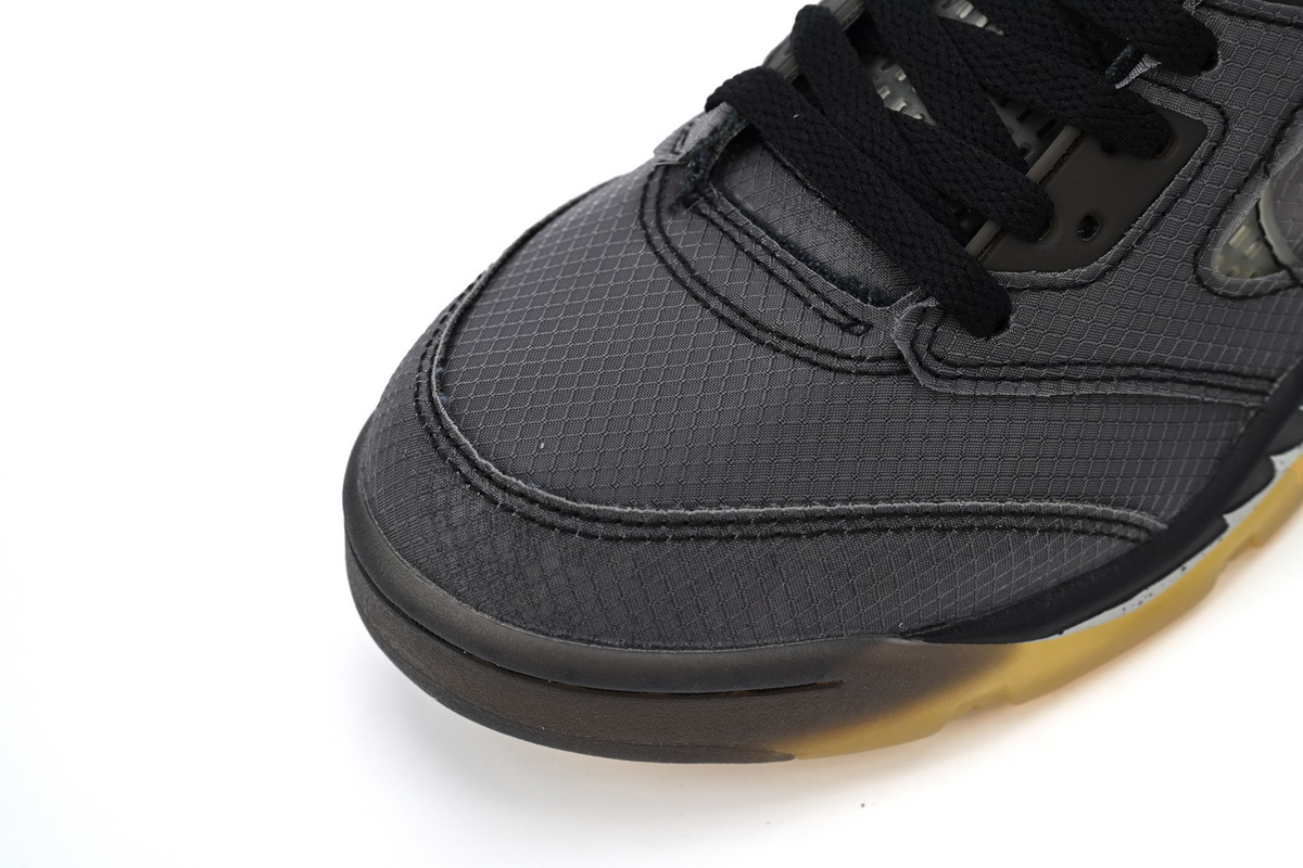 OFF-WHITE x Air Jordan 5 Grey Muslin CT8480-001