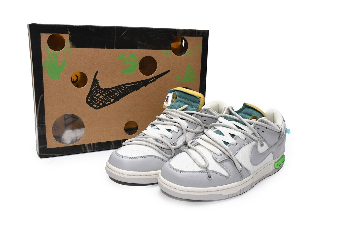 OFF WHITE x Nike Dunk SB Low The 50 NO42 DM1602-117