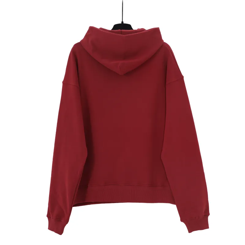 Sp5der Logo Hoodie Maroon