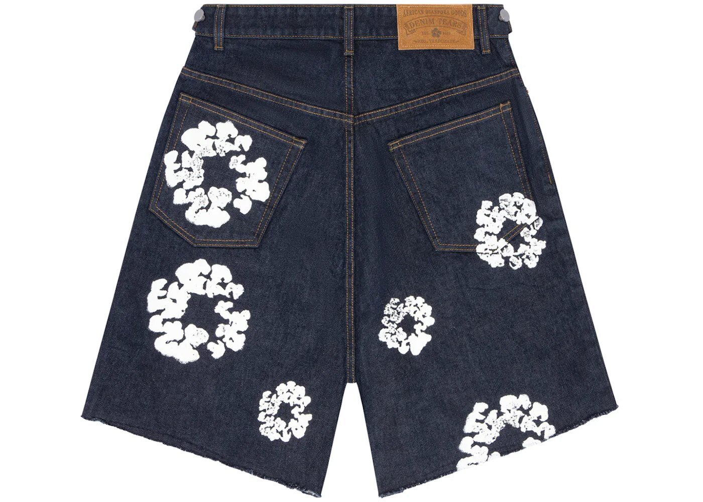 Denim Tears x Levi's The Cotton Wreath Short Jean Dark Blue