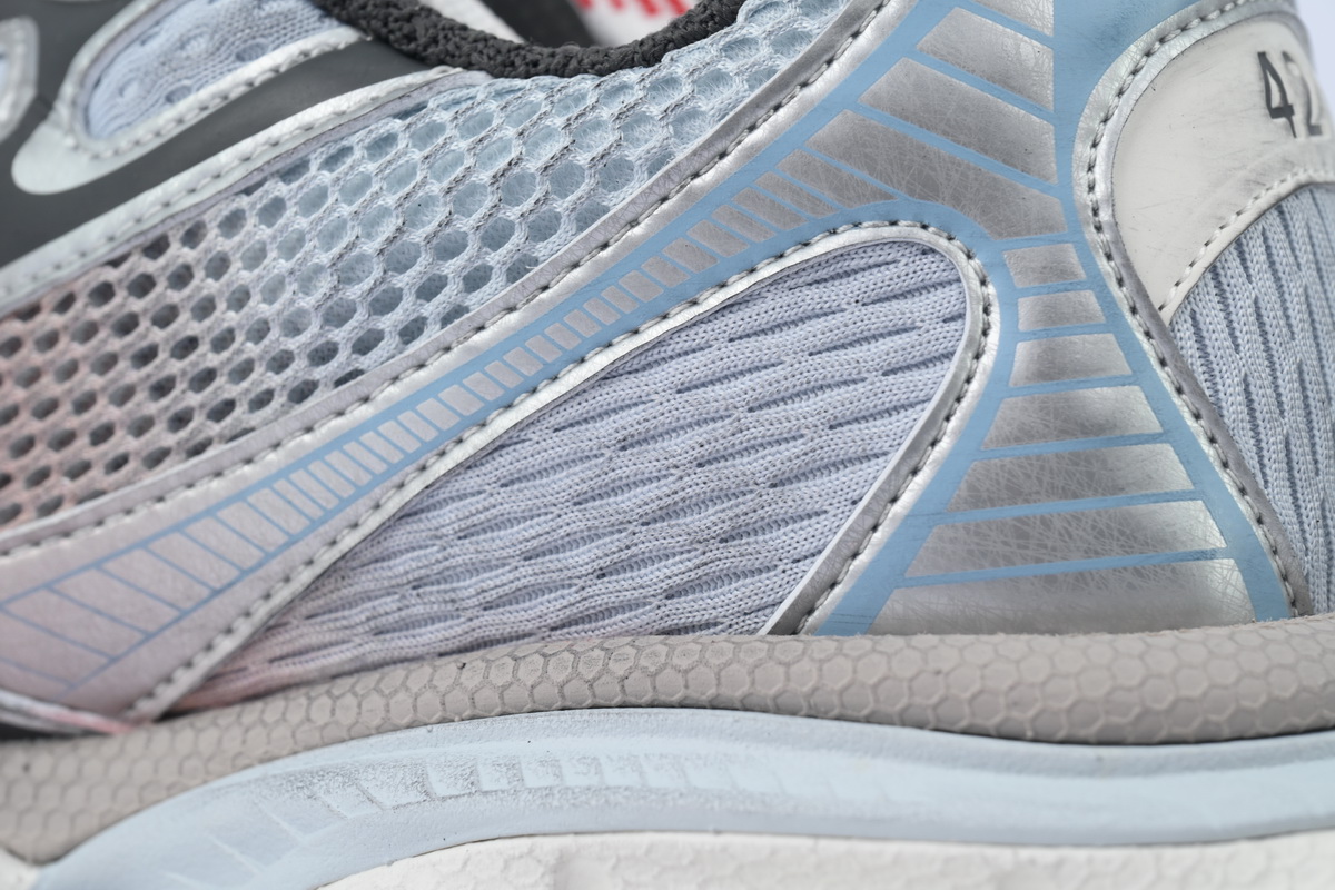 Balenciaga 3XL Sneaker Red Grey 734734 W3XTS 9461