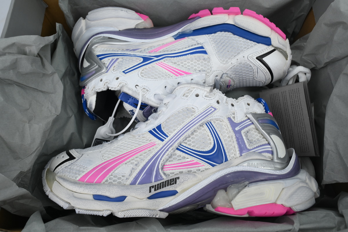 Balenciaga Runner Sneaker Purple Blue Powder 772767 W3RNY 6120 - ogsneaker