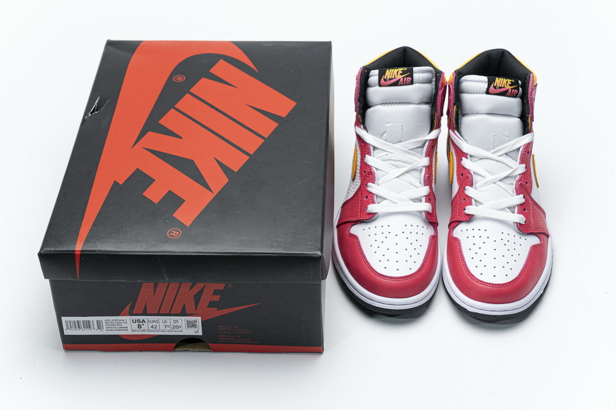 Jordan 1 Retro High OG Light Fusion Red 555088-603 - ogsneaker