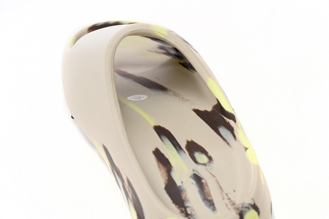Adidas Yeezy Slide Enflame Oil Painting Ink Yellow FZ5899