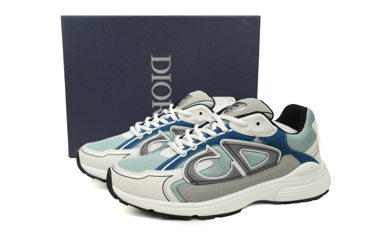 Dior B30 Mesh Light Blue Grey Trainer 3SN279ZRB_H560
