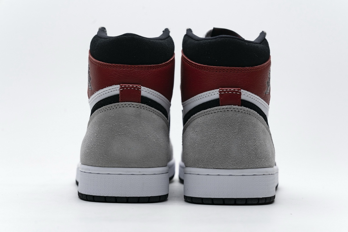 Air Jordan 1 High Smoke Grey Red 555088-126