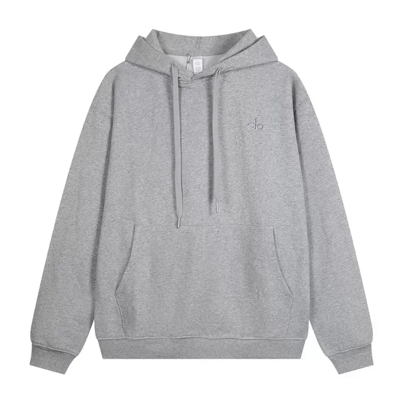 Alo Yoga Accolade Full Zip Hoodie Grey