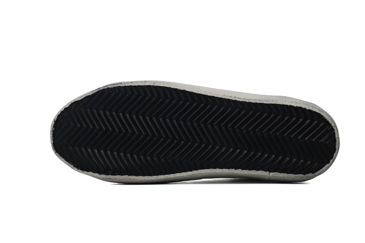 Golden Goose Super Star White Silver Glitter