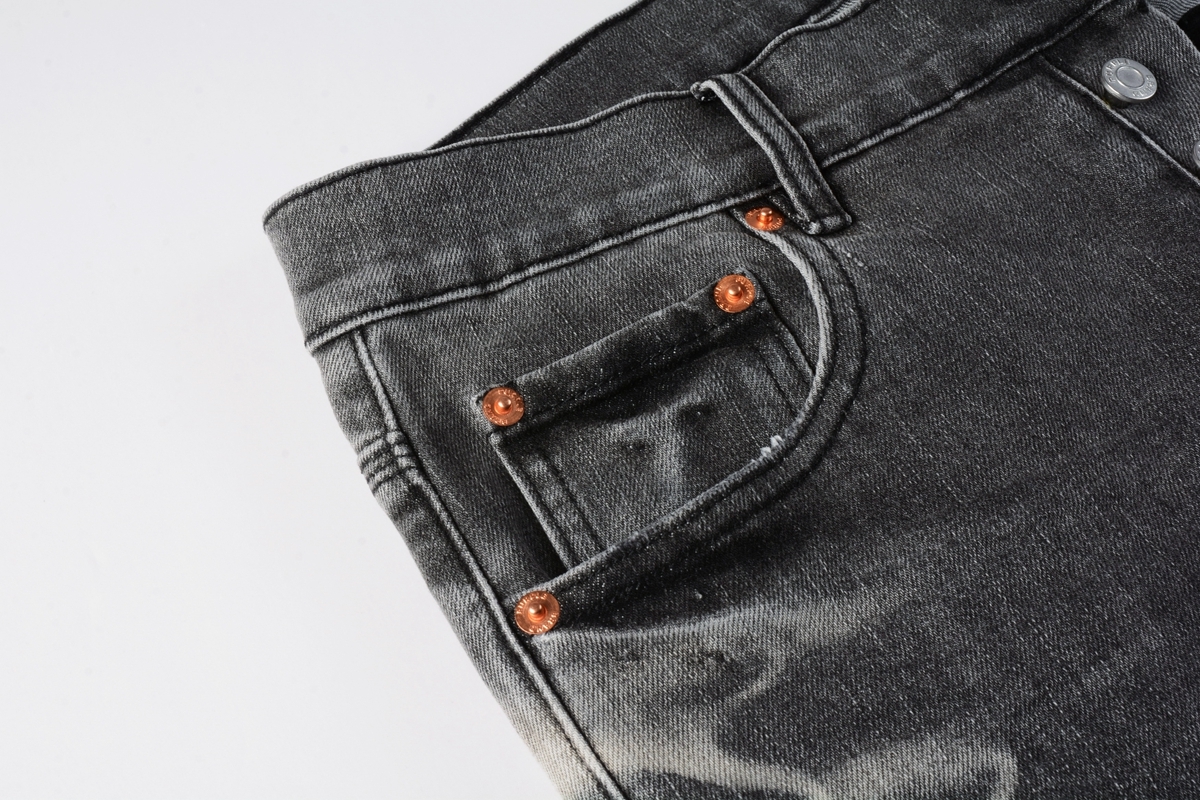 Purple Jeans jet black 001