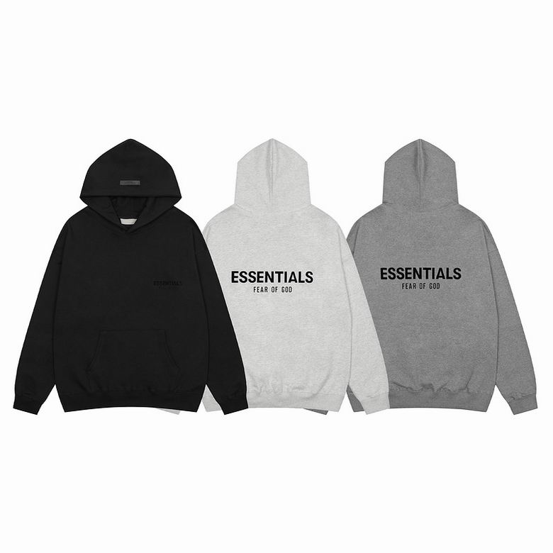 Fear of God Essentials Hoodie Sweatpant Set Black Grey - ogsneaker