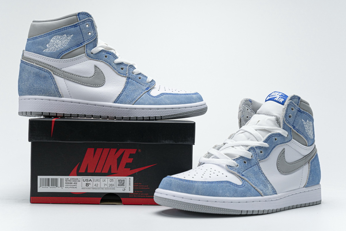 Air Jordan 1 High OG GS Wash North Carolan 555088-402