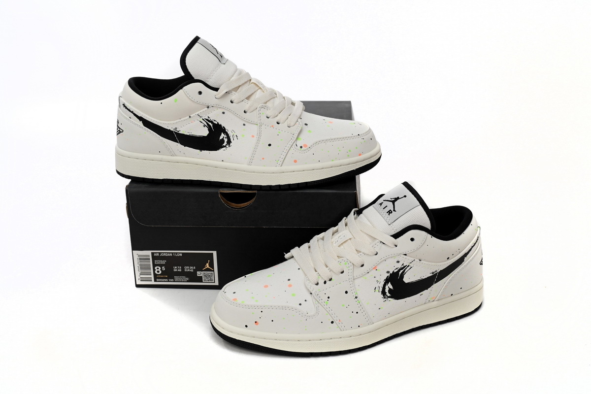 Jordan 1 Low SE Paint Splatter (GS) DH3295-100