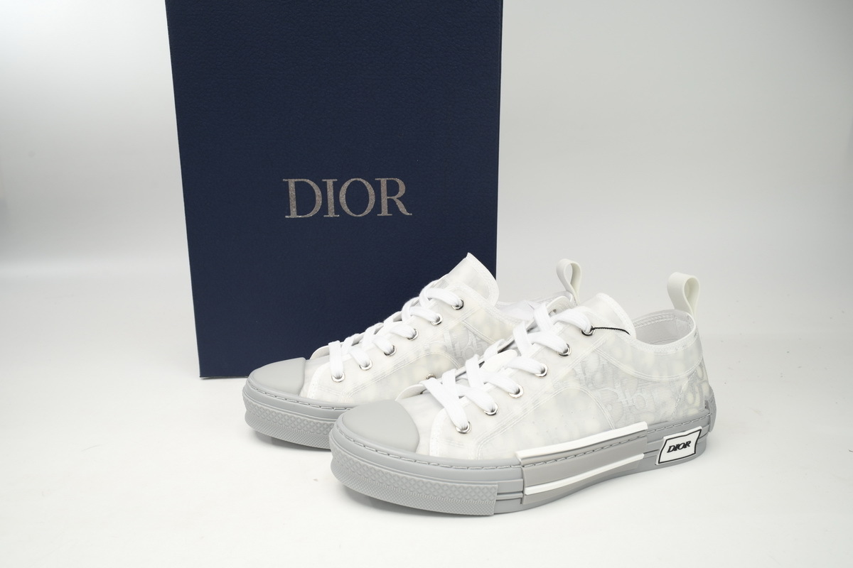 Dior B23 HT Oblique Low Rank Silver Gray 3SN272ZIR 16536