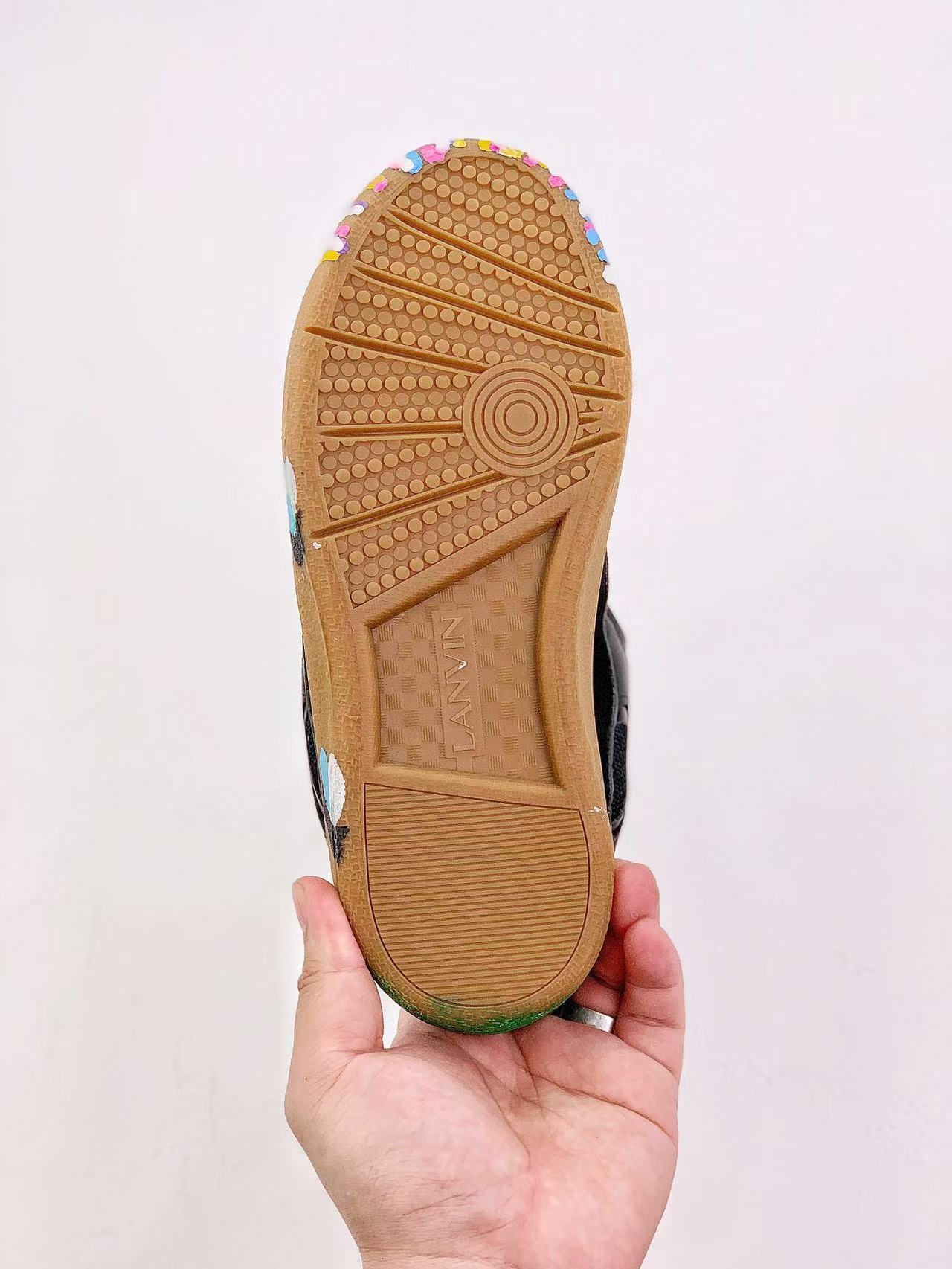 Lanvin Leather Curb Gallery Dept. Black Multi